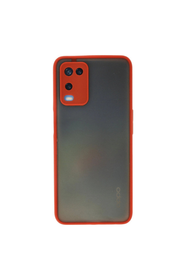Evimdeyokyok Oppo A54 4G Kılıf Montreal Silikon Kapak - Kırmızı