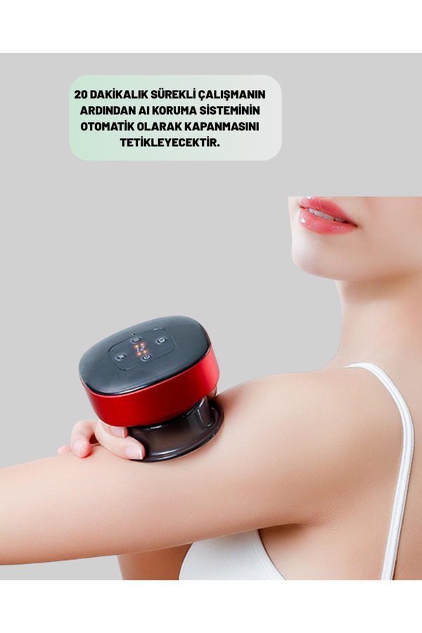T8 Store Akıllı Vakumlu Kupa Masaj Cihazı Ağrı Giderici Ve Rahatlatıcı Terapi