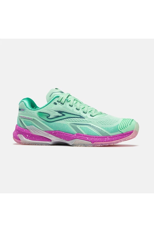 Joma TULLS2627OM Ultra Light Lady Toprak Kort Tenis & Padel Kadın Ayakkabısı - Turkuaz/Pembe