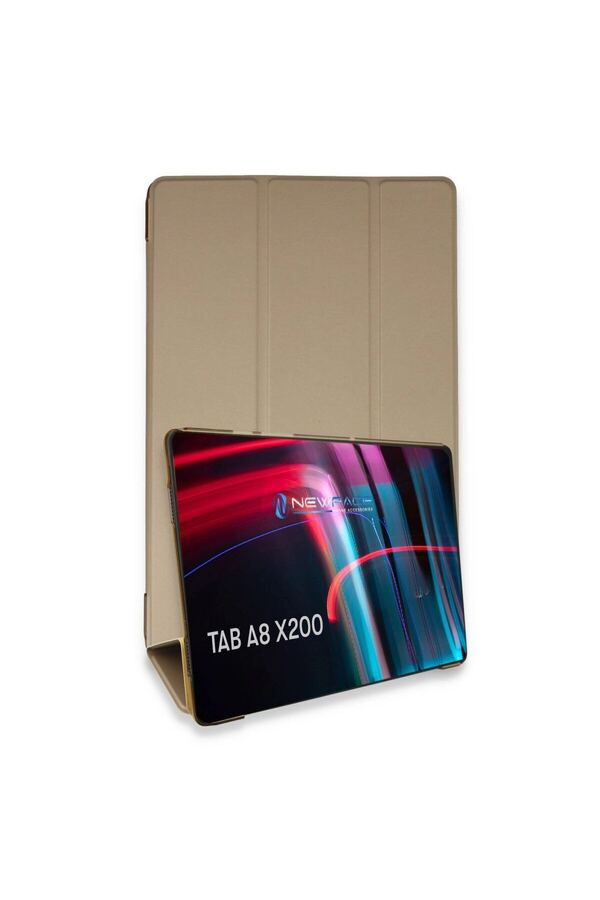 Ethab Ticaret Glb-Stl41414 Samsung Galaxy X200 Tab A8 10.5 Kılıf Tablet Smart Kılıf - Gold