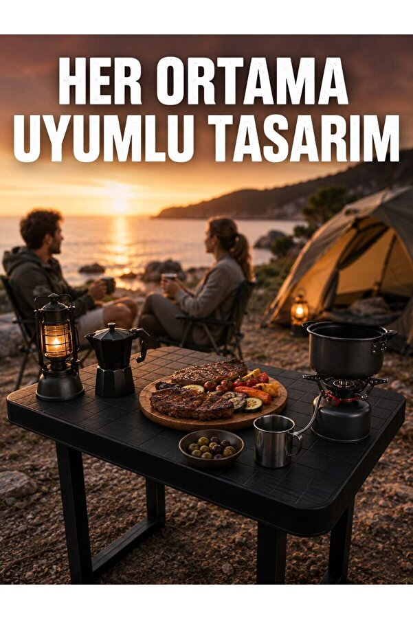 Bi̇rli̇k Kapısı Çok Amaçlı Katlanır Kamp Masası Dayanıklı Pi̇kni̇k Balkon Bahçe Masası - Aaaaaa7212-1152