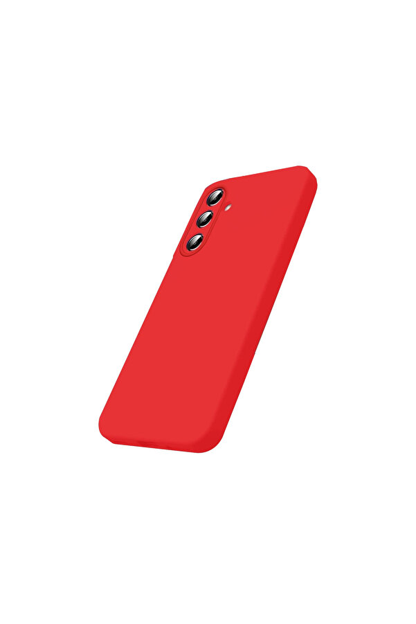 Evi̇mdeyokyok Samsung Galaxy A27 5G Nano İçi̇ Kadi̇fe Si̇li̇kon - Kırmızı