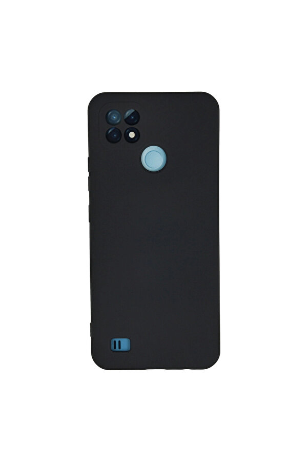 Evi̇mdeyokyok Realme C21 Kılıf Nano İçi̇ Kadi̇fe Si̇li̇kon - Laci̇vert