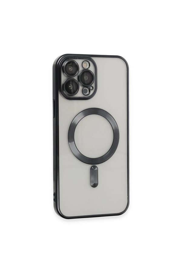 Evi̇mdeyokyok Apple İphone 15 Pro Max Kılıf Kross Magneti̇csafe Kapak - Si̇yah
