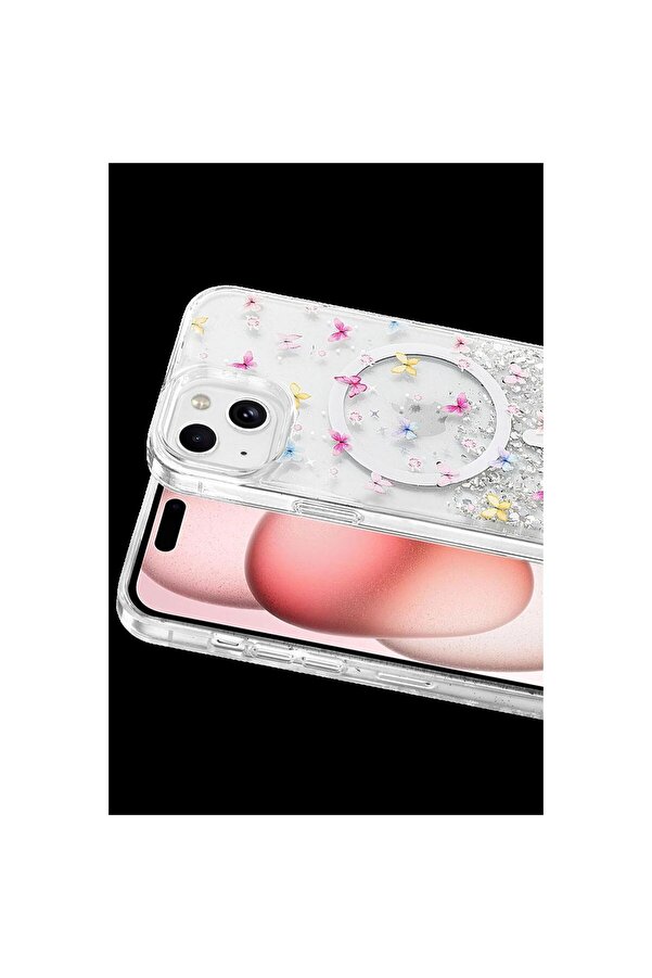 Ethab Ti̇caret Glb-Stl41414 Onegi̇f İphone 15 Mi̇sk Si̇mli̇ Magsafe Kapak - Desen 4