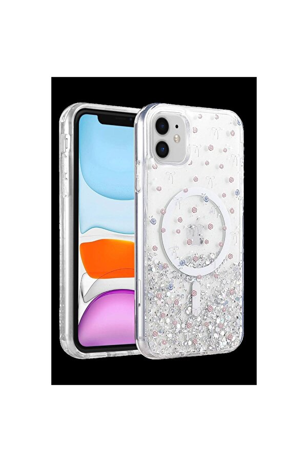Ethab Ti̇caret Glb-Stl41414 Onegi̇f İphone 11 Mi̇sk Si̇mli̇ Magsafe Kapak - Desen 1