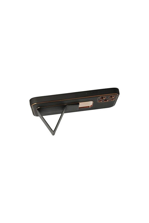 Ethab Ti̇caret Glb-Stl41414 İphone 12 Pro Kılıf Coco Deri̇ Standlı Kapak - Si̇yah
