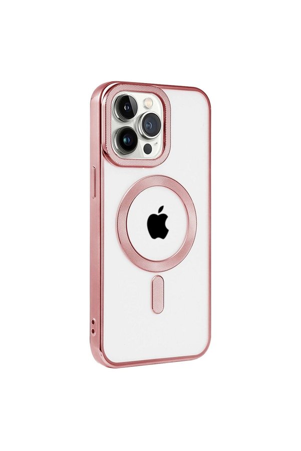 Ethab Ti̇caret Glb-Stl41414 İphone 14 Pro Max Kılıf Kronos Magsafe Kapak - Rose Gold