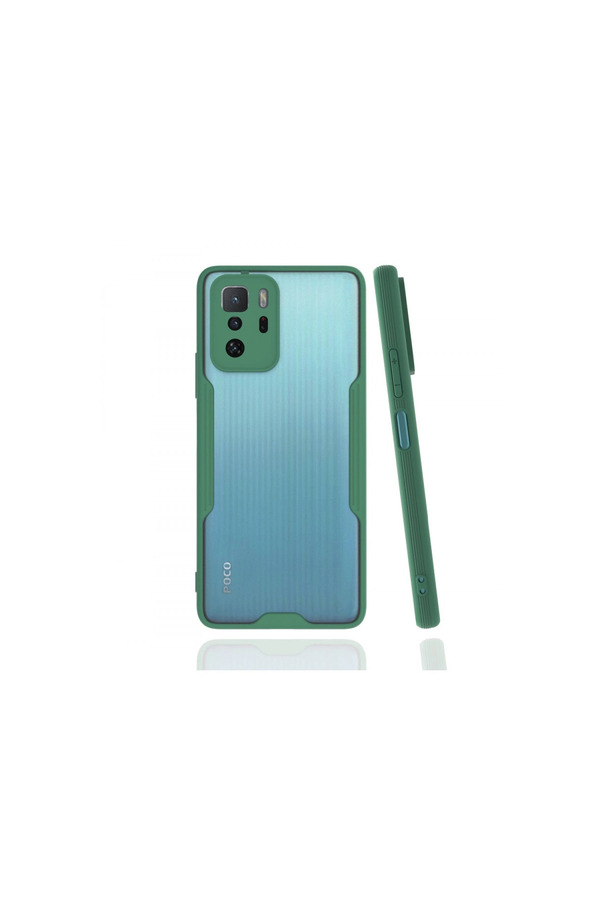 Evi̇mdeyokyok Xi̇aomi̇ Poco X3 Gt Kılıf Plati̇n Si̇li̇kon - Yeşi̇l