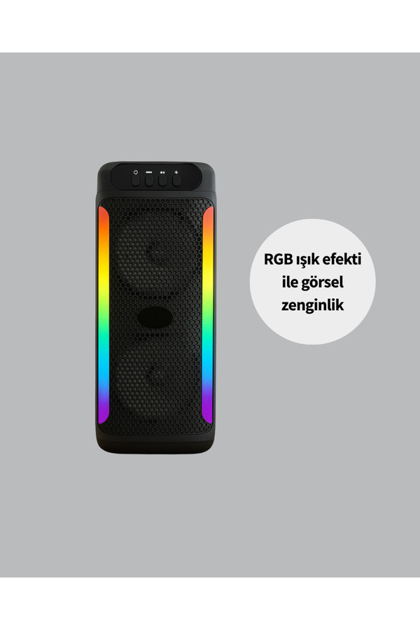 Zero Land Svl-Shop Ses Güçlü Kablosuz Hoparlör (32002) Mikrofonlu