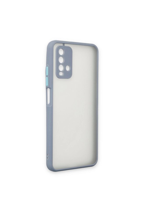 Evimdeyokyok Xiaomi Redmi 9T Kılıf Montreal Silikon Kapak - Gri