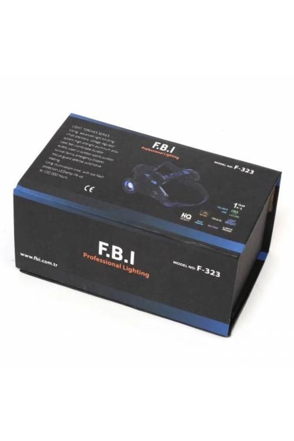 Ethab Ticaret Glb-Stl41414 F-323 Q5 Led Lityum Polimer Su Geçirmez Şarjlı Kafa Feneri