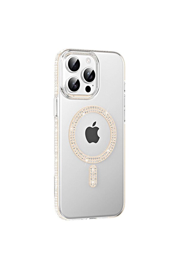Ethab Ti̇caret Glb-Stl41414 Joko İphone 15 Pro Move Taşlı Magsafe Kapak - Pembe