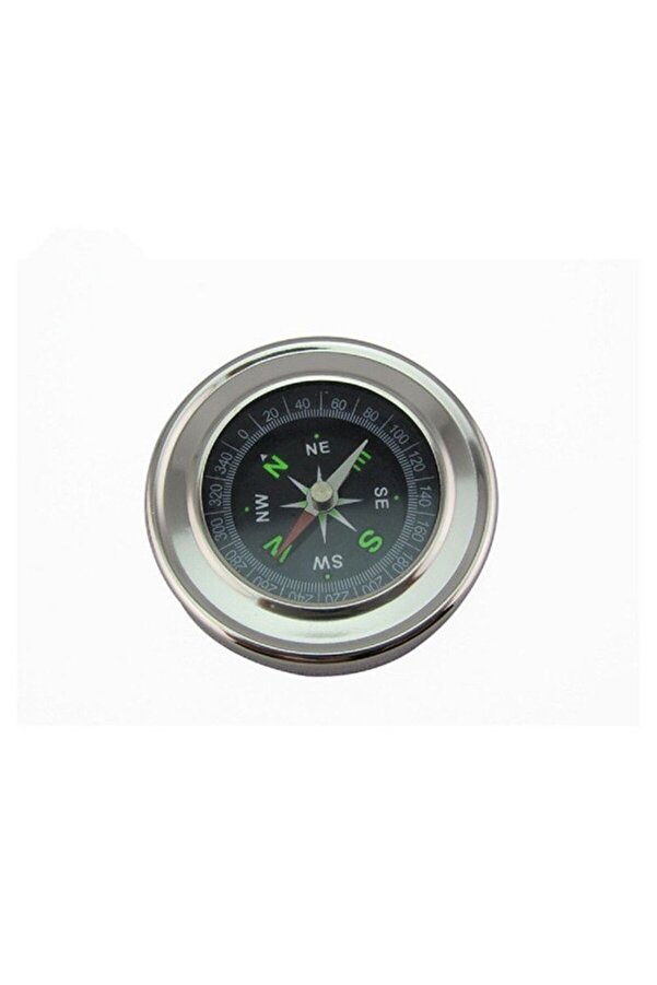 Evi̇mdeyokyok Yuvarlak Metal Kasa Dayanıklı Pusula 80Mm