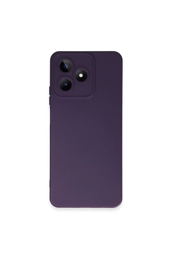 Evimdeyokyok Realme C53 Kılıf Nano İçi Kadife Silikon - Mor