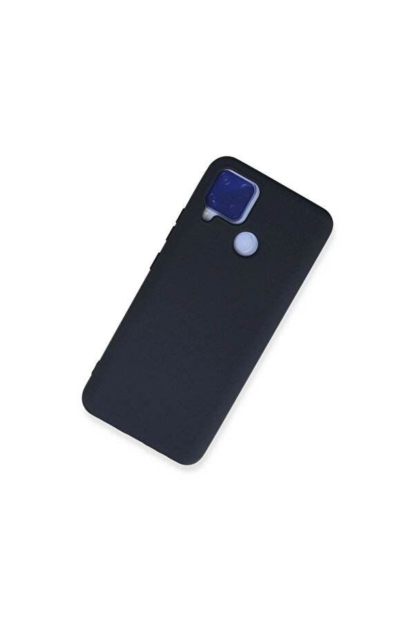 Ethab Ti̇caret Glb-Stl41414 Realme C15 Kılıf Nano İçi̇ Kadi̇fe Si̇li̇kon - Laci̇vert