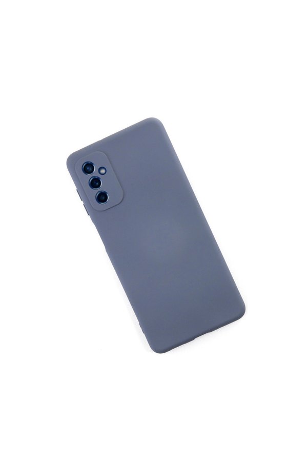 Evi̇mdeyokyok Samsung Galaxy M52 5G Kılıf Nano İçi̇ Kadi̇fe Si̇li̇kon - Gri̇