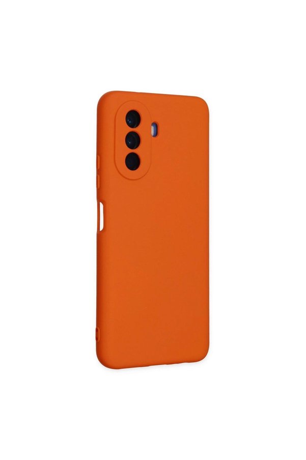 Ethab Ticaret Glb-Stl41414 Huawei Nova Y70 Kılıf Nano İçi Kadife Silikon - Turuncu