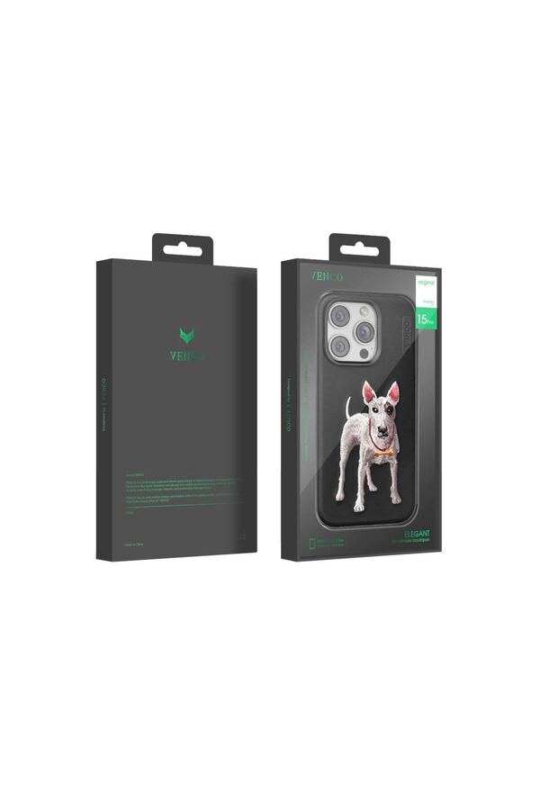 Ethab Ti̇caret Glb-Stl41414 Venco İphone 14 Pro Max Perma Desenli̇ Kapak - Kahverengi̇