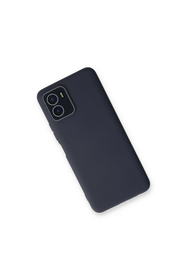 Evimdeyokyok Vivo Y15S Kılıf Lansman Glass Kapak - Lacivert