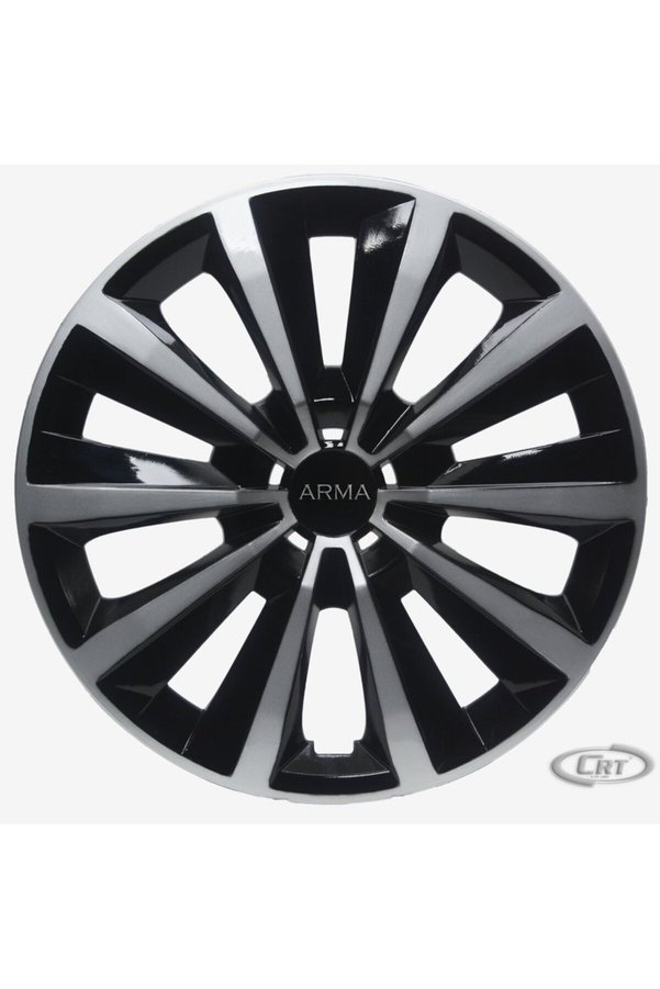 OTOCİRİT Jant Kapağı Siyah-Gri Kırılmaz 15" Express Model