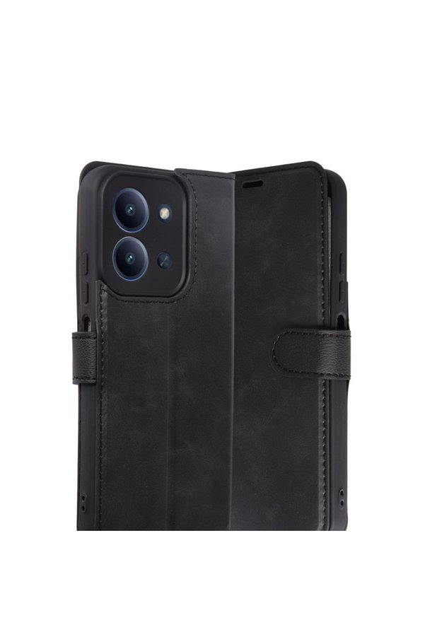 Evimdeyokyok Xiaomi Redmi 15C 4G Trend S Plus Kapaklı Kılıf - Siyah