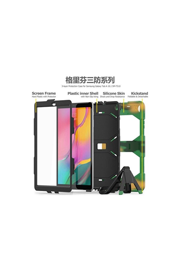 Ethab Ti̇caret Glb-Stl41414 Samsung Galaxy A72 Kılıf Montreal Si̇li̇kon Kapak - Kırmızı
