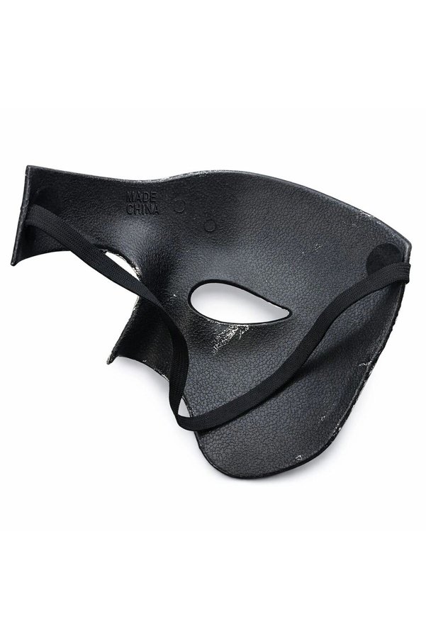 Ethab Ticaret Glb-Stl41414 Antik Eskitme Gümüş Erkek Yarım Maske - Phantom Parti Balo Maskesi