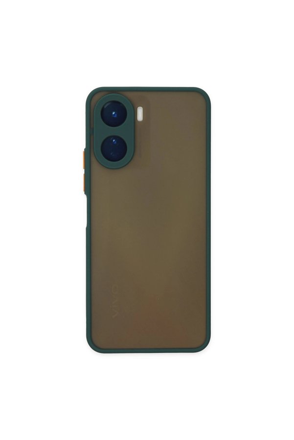 Evimdeyokyok Vivo Y16 Kılıf Montreal Silikon Kapak - Yeşil