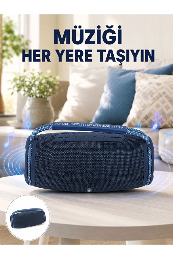 Renkli̇me Ipx5 Su Geçi̇rmez Taşınabi̇li̇r Bluetooth Hoparlör Renkli̇ Işıklı Yeni̇ Nesi̇l
