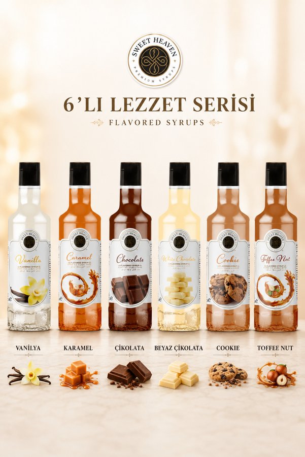 Sweet Heaven 6'lı Kahve Şurubu 110mlx 6adet - Bestseller