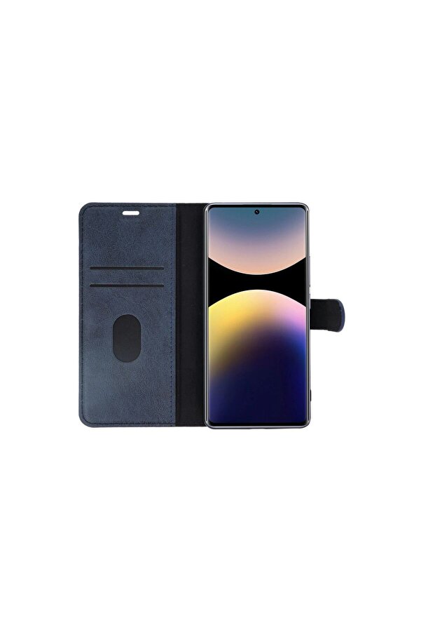 Ethab Ti̇caret Glb-Stl41414 Redmi̇ Note 14 Pro 4G Kılıf Trend S Plus Kapaklı Kılıf - Yeşi̇l