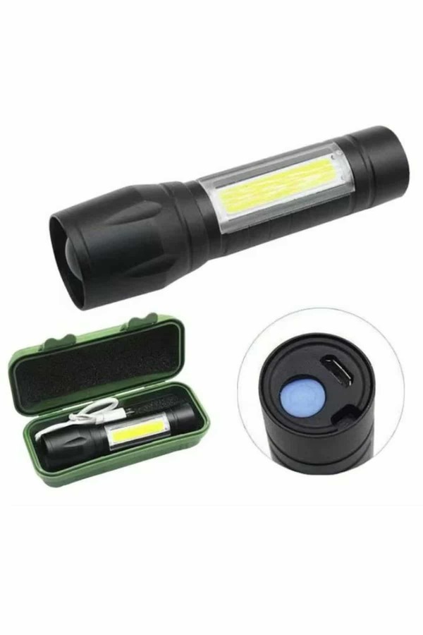 Home El Feneri Uzun Menzilli Usb Şarj Edilebilir Kamp Lambası