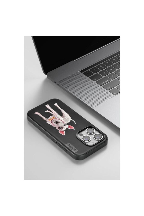 Ethab Ti̇caret Glb-Stl41414 Venco İphone 14 Pro Max Perma Desenli̇ Kapak - Kahverengi̇