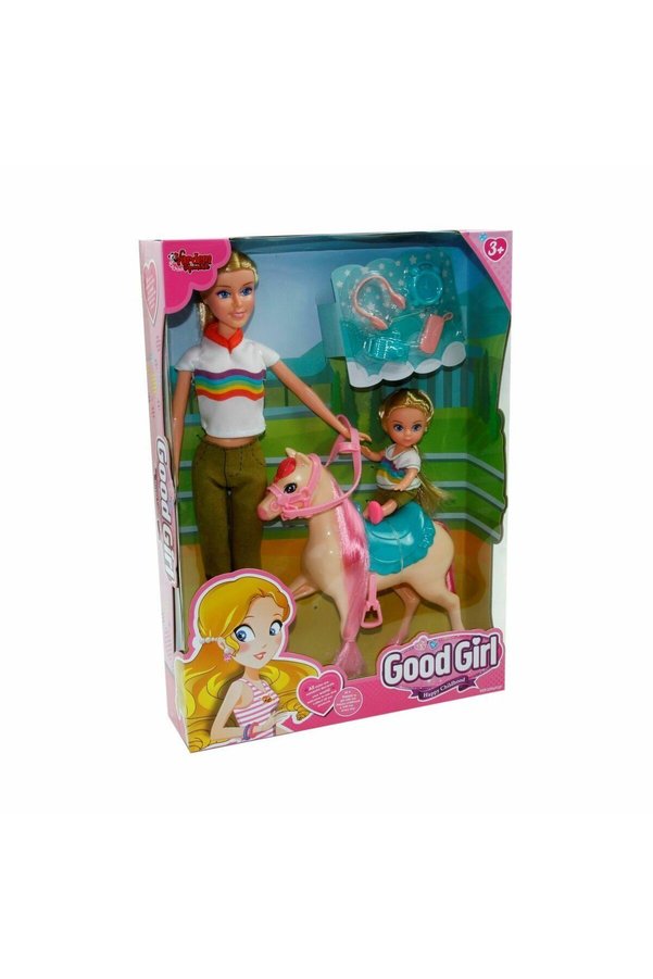 Ethab Ticaret Wg-115162 Kutulu 29Cm Atlı Kızı Ve Anne Bebek - Oyuncak - 1 Adet