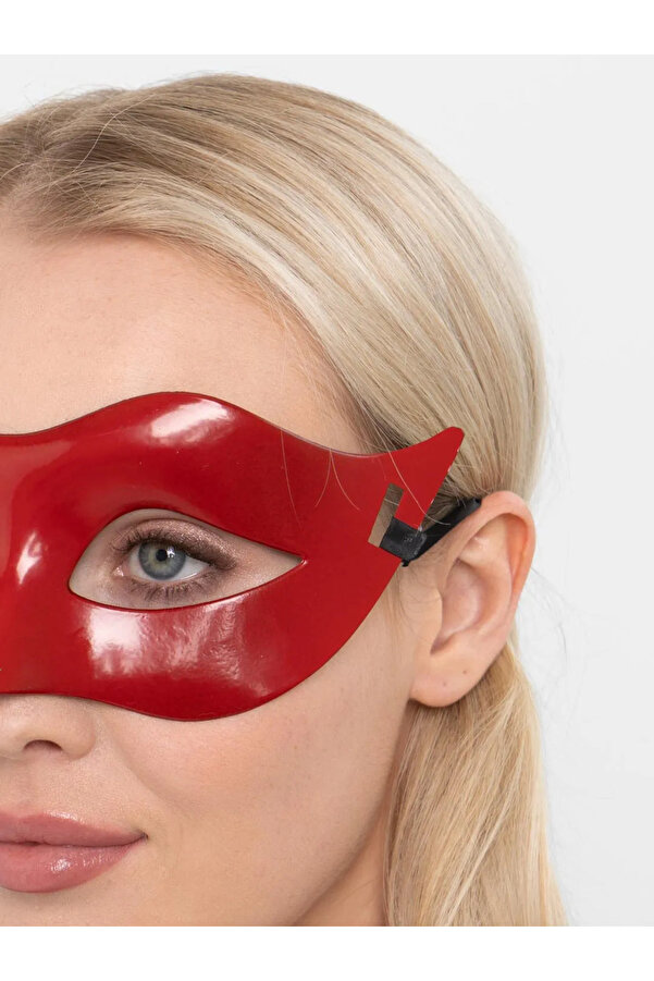 Evi̇mdeyokyok Kırmızı Renk Masquerade Kostüm Parti̇si̇ Venedi̇k Balo Maskesi̇