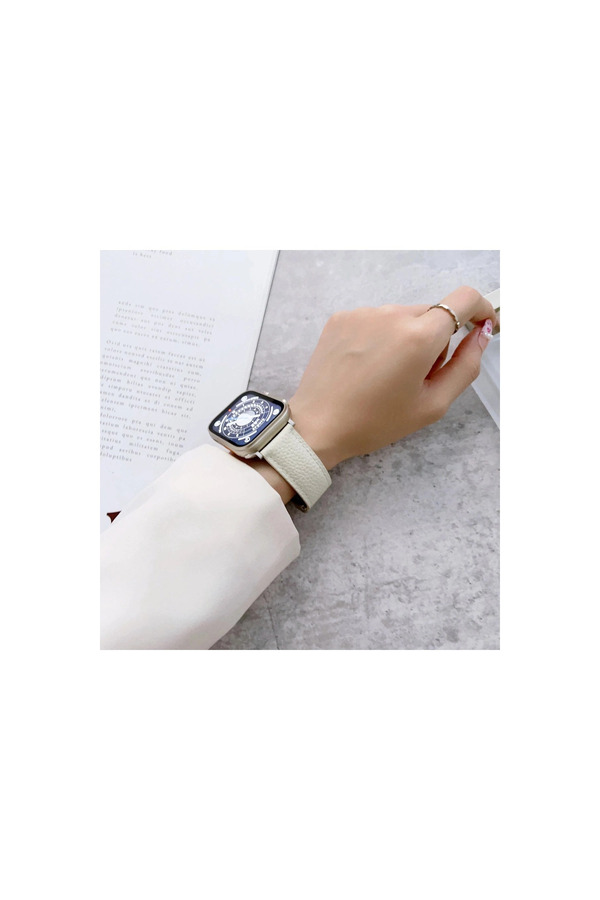 Evi̇mdeyokyok Apple Watch 42Mm Kr414 Daks Deri̇ Kordon (Saat Deği̇ldi̇r) - Laci̇vert