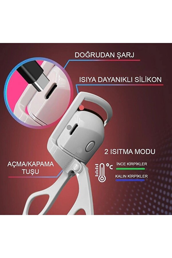 Ethab Ti̇caret Glb-Stl41414 Elektroni̇k Ki̇rpi̇k Kıvırıcı