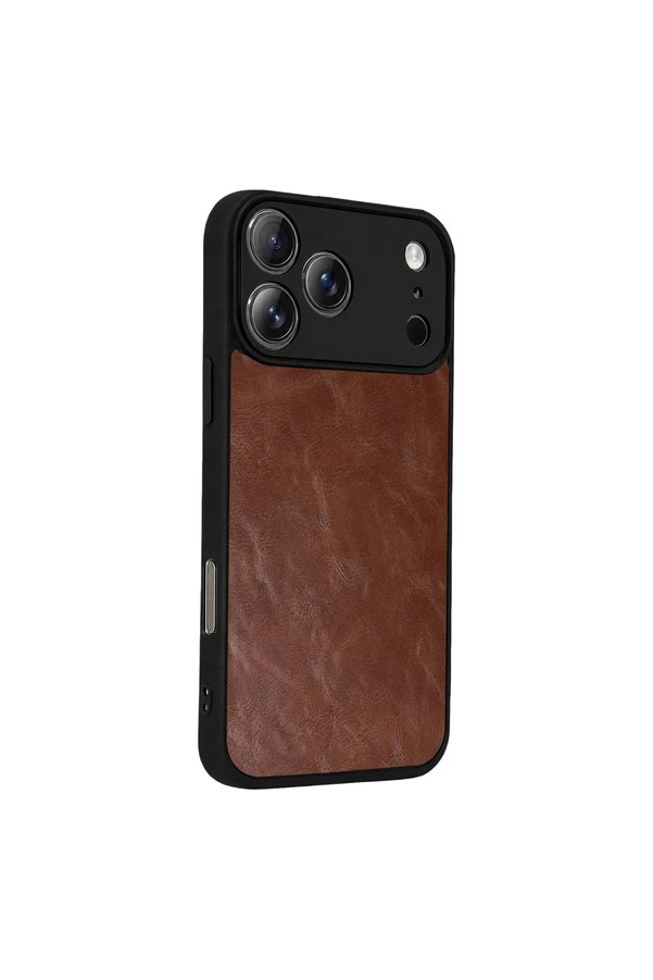 Evi̇mdeyokyok Apple İphone 17 Pro Max Aras Deri̇ Kapak - Taba
