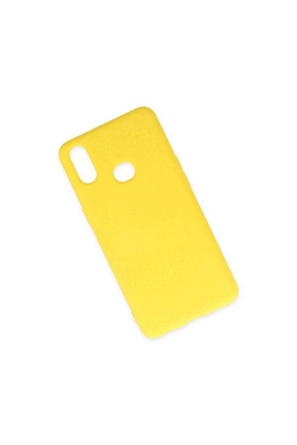 Ethab Ti̇caret Glb-Stl41414 Samsung Galaxy A10S Kılıf Nano İçi̇ Kadi̇fe Si̇li̇kon - Sarı