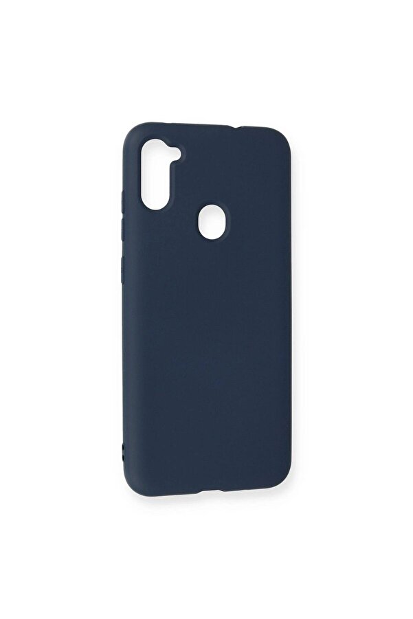 Ethab Ti̇caret Glb-Stl41414 Samsung Galaxy A11 Kılıf Nano İçi̇ Kadi̇fe Si̇li̇kon - Laci̇vert