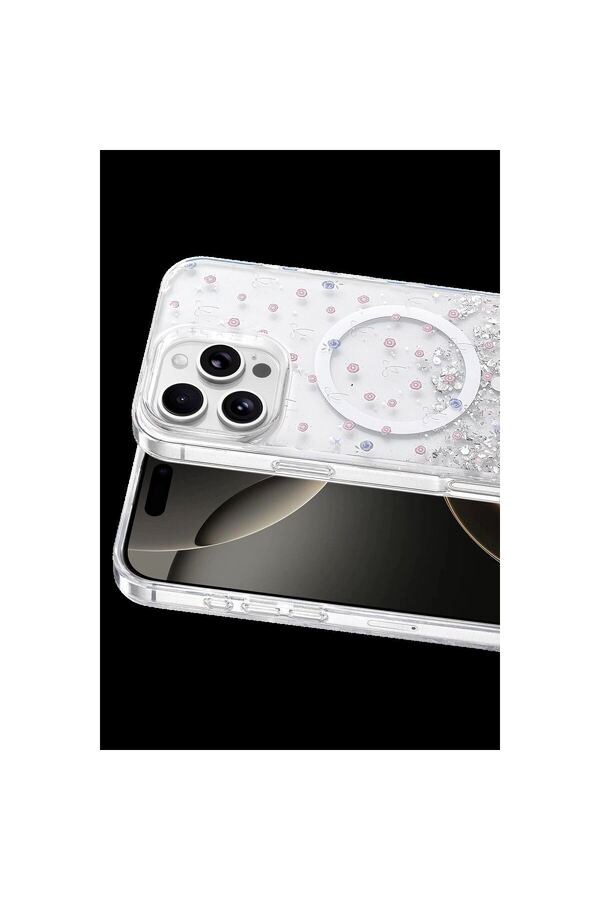 Ethab Ti̇caret Glb-Stl41414 Onegi̇f İphone 16 Pro Max Mi̇sk Si̇mli̇ Magsafe Kapak - Desen 1