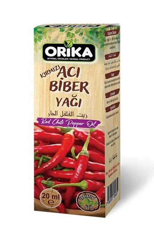 Ethab Ticaret Glb-Stl41414 Kırmızı Acı Biber Yağı 20 Ml.