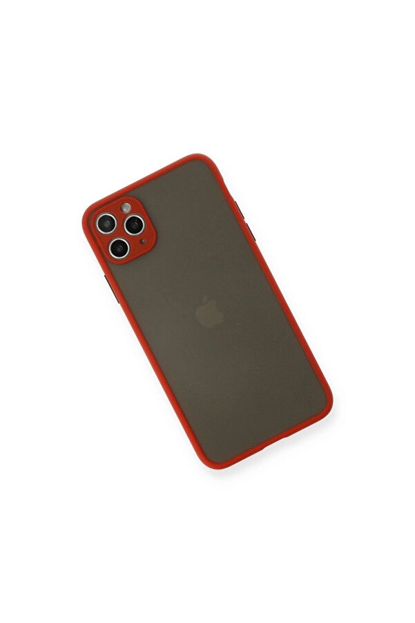 Ethab Ti̇caret Glb-Stl41414 İphone 11 Pro Max Kılıf Montreal Si̇li̇kon Kapak - Kırmızı