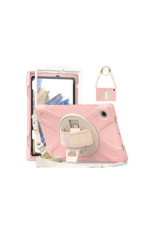 Evi̇mdeyokyok Samsung Galaxy X200 Tab A8 10.5 Kılıf Amazi̇ng Tablet Kapak - Pembe