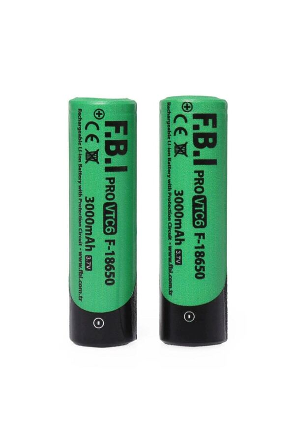 Ethab Ticaret Glb-Stl41414 Vtc6 18650 3.7V 3000Mah 30A Li-İon Şarjlı Pil + Pil Taşıma Kutusu 2 Li Set