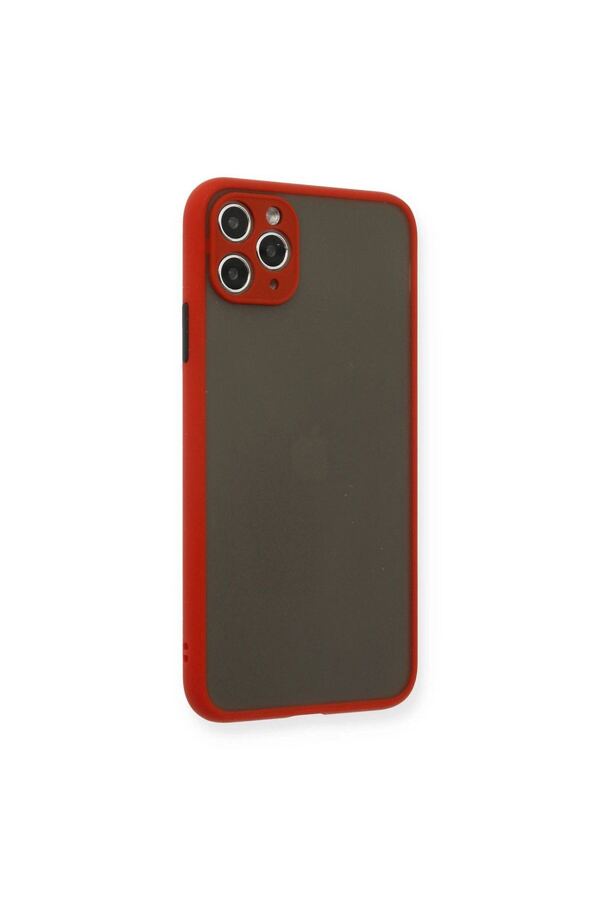 Ethab Ti̇caret Glb-Stl41414 İphone 11 Pro Max Kılıf Montreal Si̇li̇kon Kapak - Kırmızı