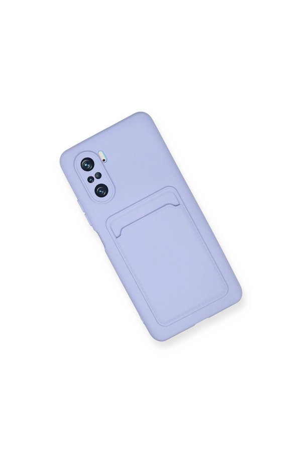 Evimdeyokyok Xiaomi Mi 11İ Kılıf Kelvin Kartvizitli Silikon - Lila