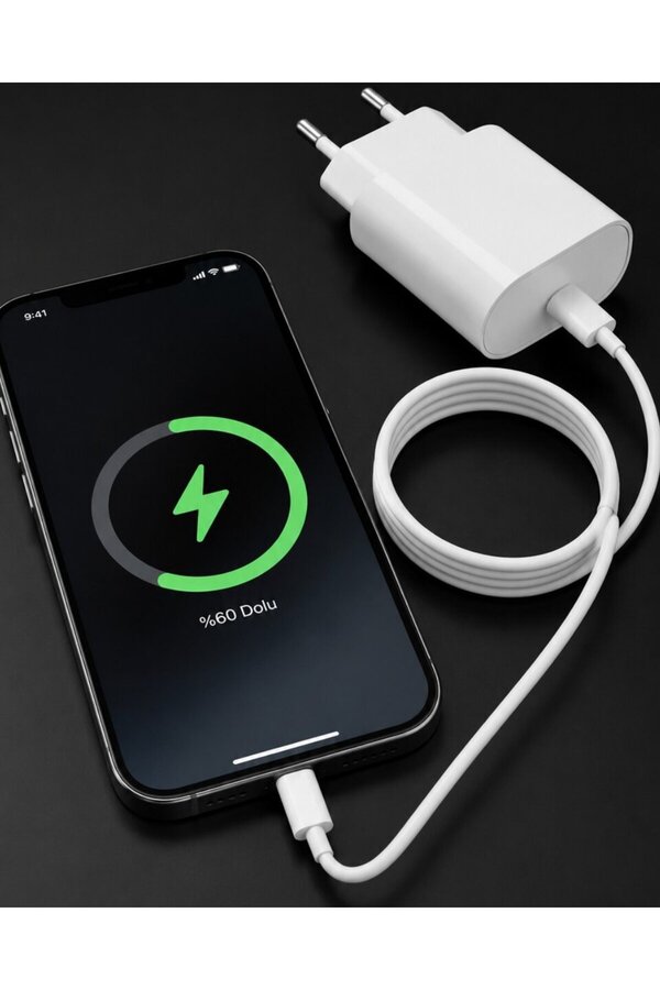 Ethab Gi̇yi̇m İphone 14 13 12 Mi̇ni̇ 11 Xr Xs X 20W Hızlı Şarj Adaptörü - Glst6244-9279