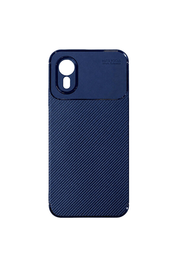 Evi̇mdeyokyok Samsung Galaxy Xcover 7 Kılıf Auto Focus Karbon Kapak - Laci̇vert